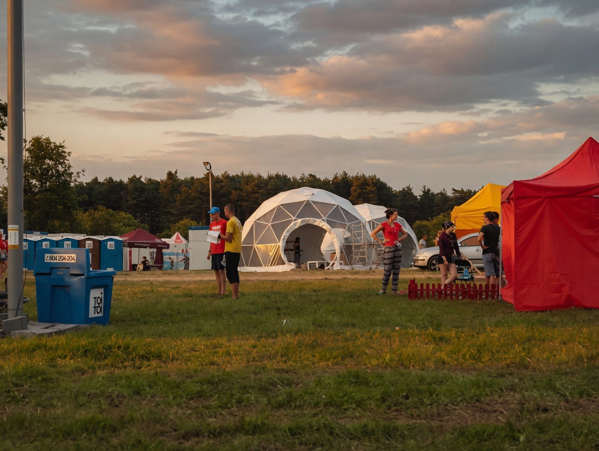 Namiot sferyczny s8 — event