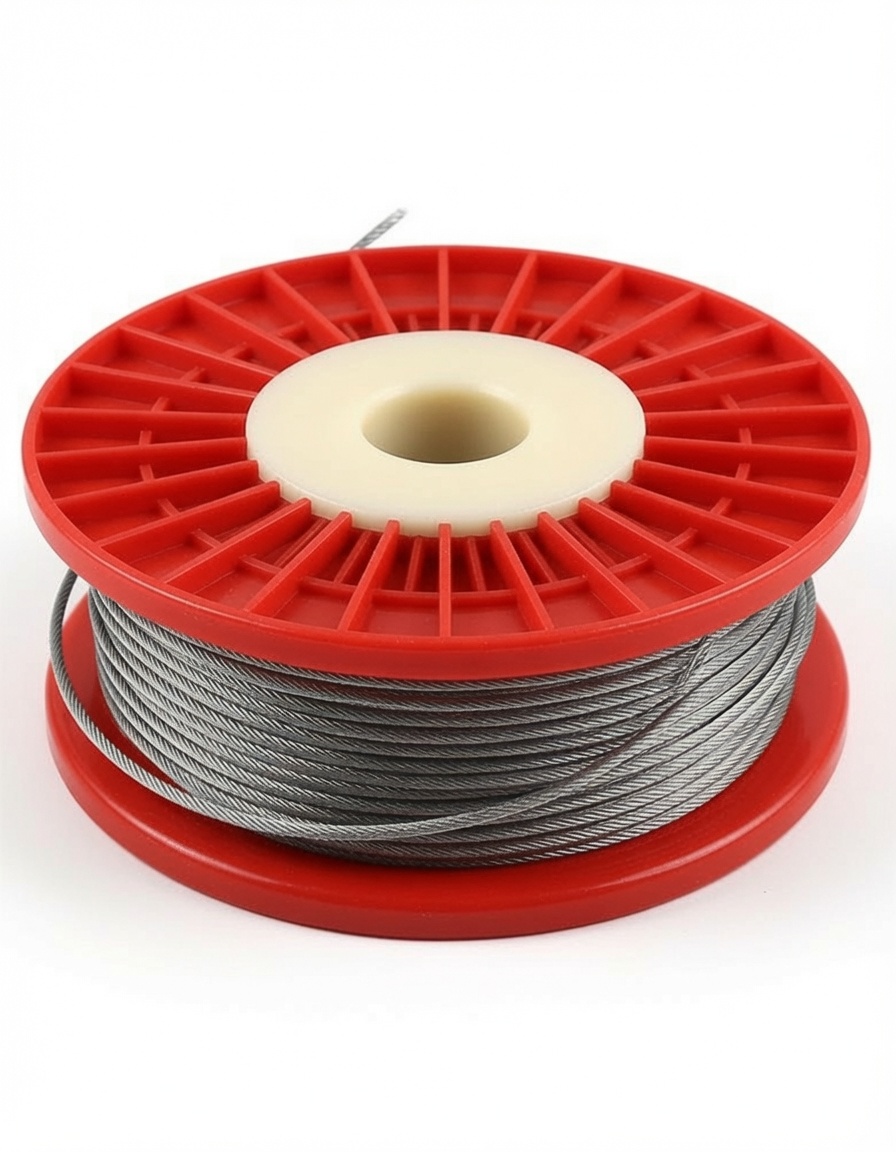 Liny stalowe w powłoce tworzywowej — zakres średnic Ø0,4–4 mm
