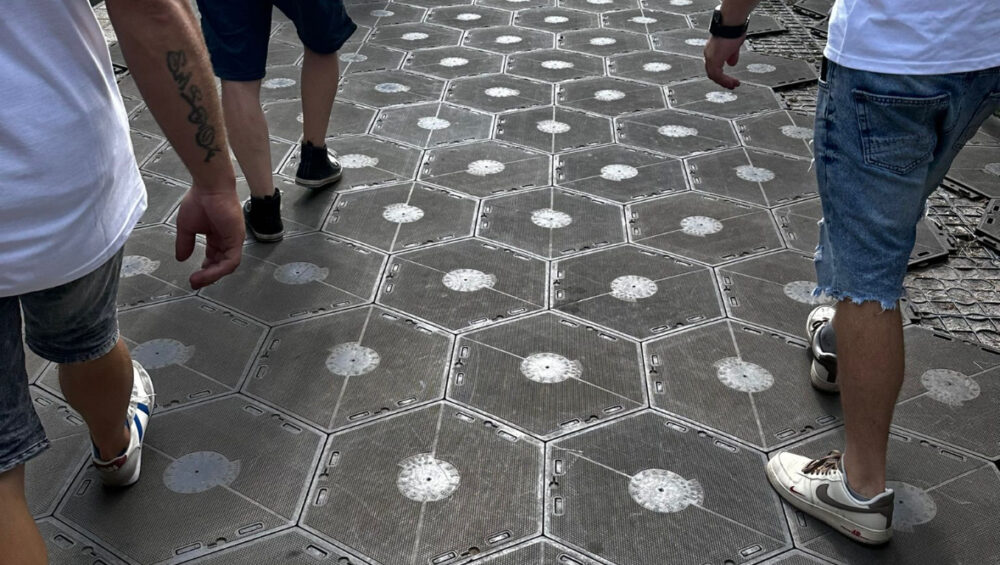 X-Floor Hexa — droga techniczna