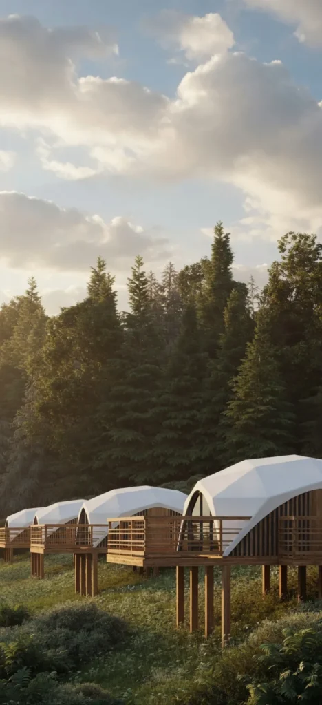 Prąd, woda, kanalizacja — media na działce pod glamping