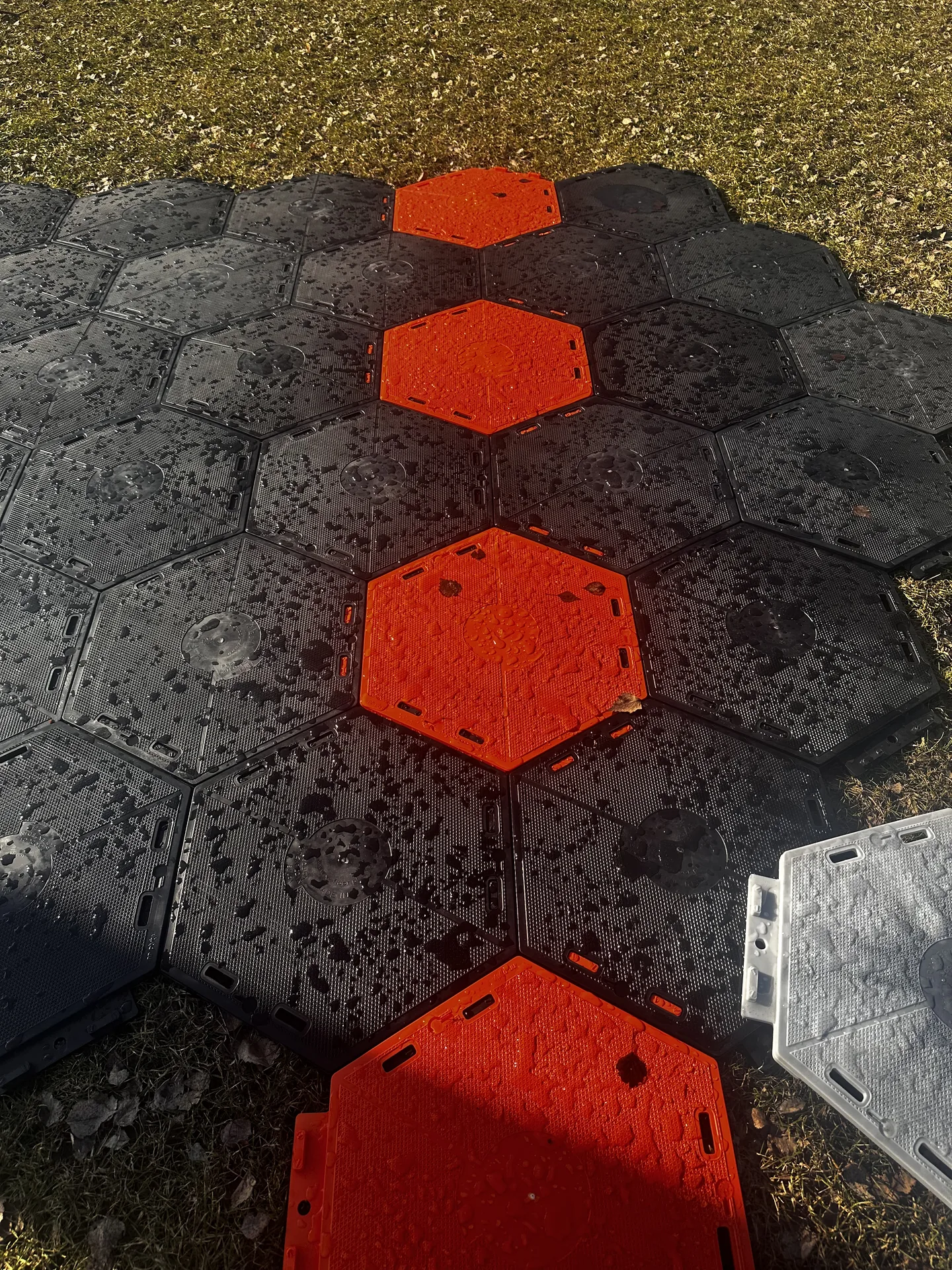 X-Floor Hexa — moduł heksagonalny, detal