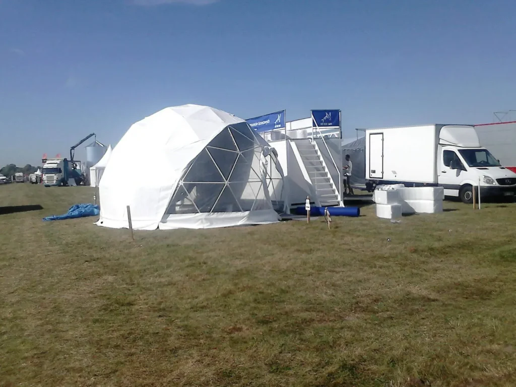 AgroShow — kopuła sferyczna na targach