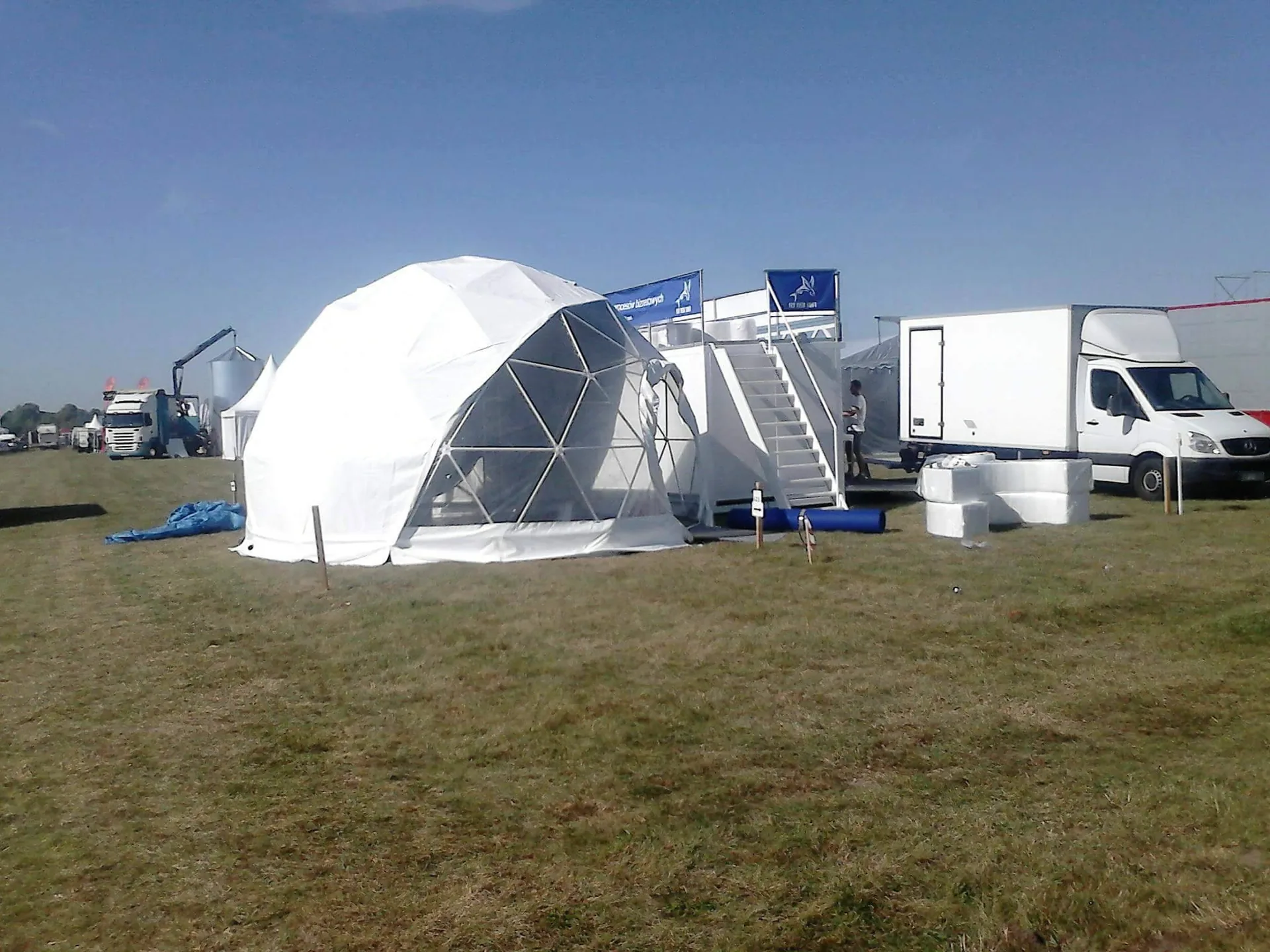 AgroShow — kopuła sferyczna na targach