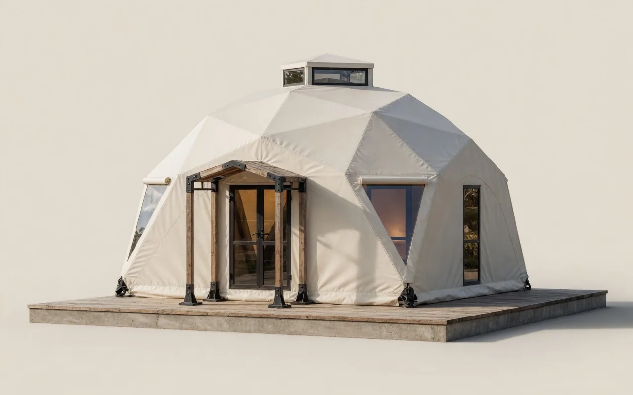 Căsuță de glamping Wood Clad cu vedere la munte